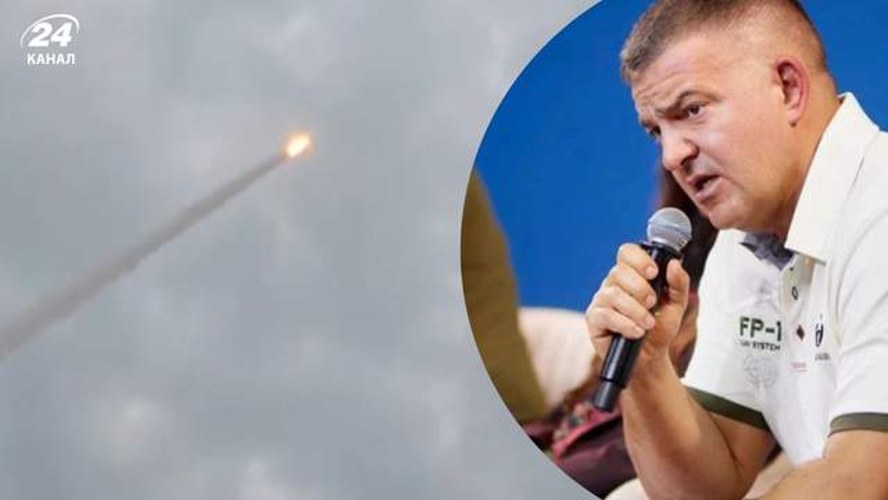 Запуск української ракети з неназваною моделлю