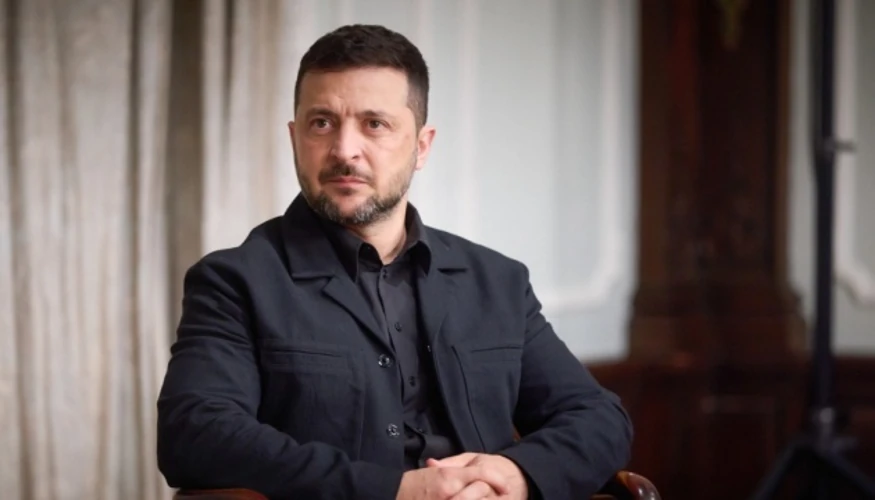 Володимир Зеленський під час інтерв'ю CBS News