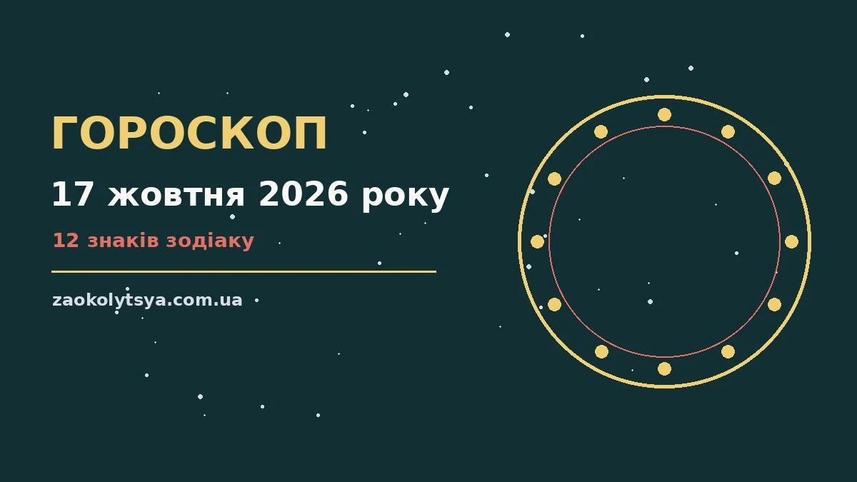 Зіркова планетарна карта для гороскопу на 17 жовтня 2026 року